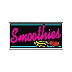  Smoothies Backlit Sign 15 x 30