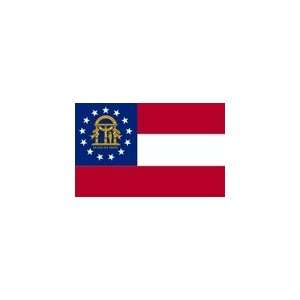  Georgia Flag, 2 x 3,Outdoor, Nylon