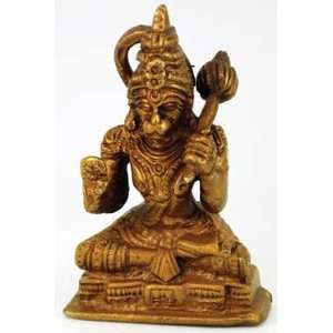  Brass Veer Hanuman Brass Statuette 3 