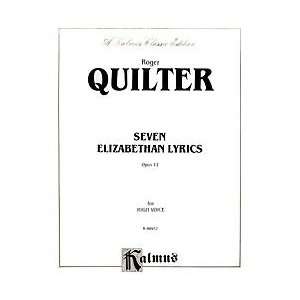  Seven Elizabethan Lyrics, Op. 12 Musical Instruments