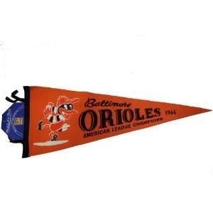    1966 Baltimore Orioles World Champion Pennant Sports Collectibles