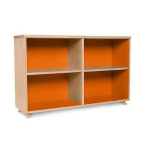  Low Bookcase in Popsicle Orange