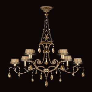  Fine Art Lamps 755440 2ST Golden Aura Chandelier