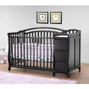  Orbelle Eva Crib N Bed With Changer In Cappuccino Baby
