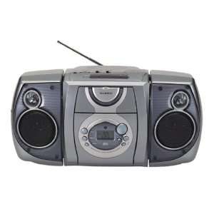  Audiovox CE 305R 3 Piece CD Boombox with Cassette Player 