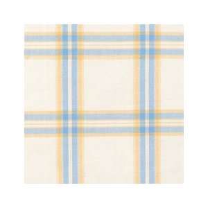  Plaid check Blue yellow 31507 542 by Duralee Fabrics