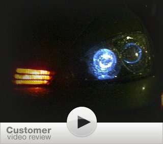  Ford Focus 4Dr Headlights Chrome Diamond Angel Eyes 