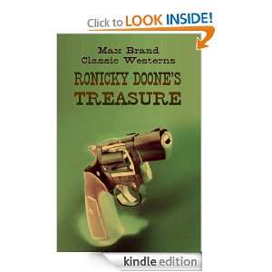 Ronicky Doones Treasure (Classic Westerns) Max Brand  