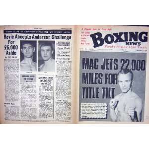    BOXING 1970 McCLUSKEY ANDERSON REVIE FRAZIER ELLIS