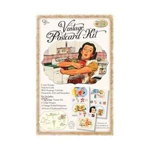  Heartwarming Vintage Postcard Kit Arts, Crafts & Sewing
