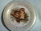 Gorham China Plate Don Whitlatch,1975 LTD. Saw Whet Owls, Nature 