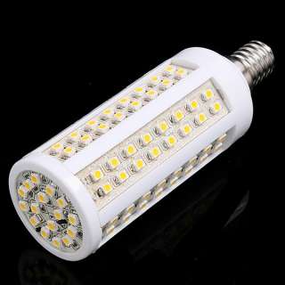 E14 112 SMD 3528 LED Corn Light Bulb Lamp Warm White 5.5W 200V 230V 