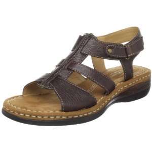 Naturalizer Sonic Womens Leather Strap Sandal, Roasted 