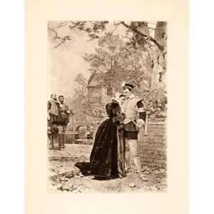   Taking Leave His Fiance Dutch   Original Photogravure