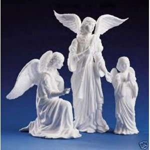  Lenox Nativity Angels in Adoration Bone Figurines 