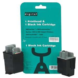 Digital Model LJ50X AB Black Ink Cartridge With 1 Refill 