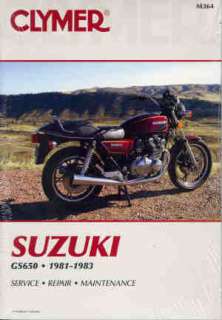Suzuki GS650 Service Manual 1981   1983  