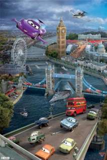   MOVIE POSTER SET OF 3 Italy London Japan 22x34 LOT Disney Pixar Mater