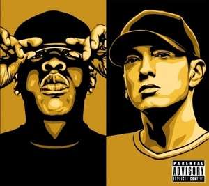 RARE OOP Jay Z Eminem DJ Hero 2 Pack Sountrack CD Double Compilation 