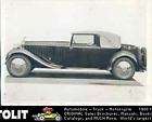 1931 Rolls Royce Phantom II Cabriolet Factory Photo
