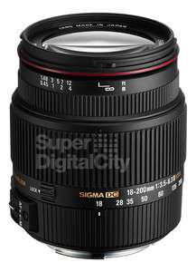 SIGMA 18 200mm f/3.5 6.3 II DC OS HSM Zoom Lens for Canon   882101 