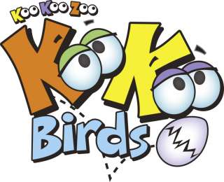 KooKoo Zoo Flocked Birds 2 Pack #106 & #110 Lollapalooza & Scalawag 