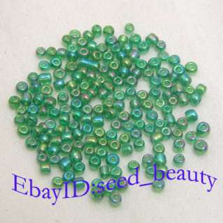 5000pcs Green Glass Loose Seed NICE Beads 2mm bg0048  