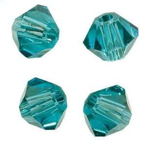  Swarovski Crystal #5301 3mm Bicone Beads Indicolite (25 