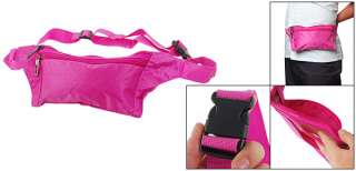 Adjustable Strap Waist Bag Fanny Pack Fuchsia for Woman  