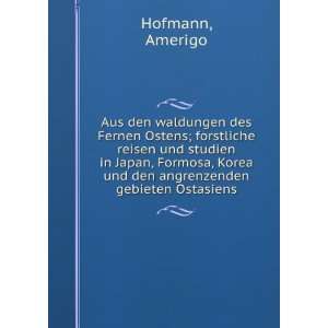   angrenzenden gebieten Ostasiens Amerigo Hofmann  Books