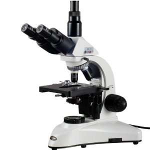 40X 1600X Laboratory Trinocular Biological Compound Microscope  
