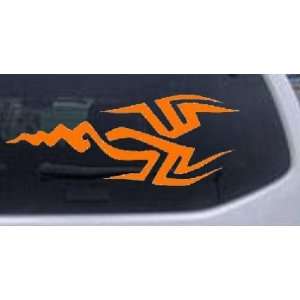 Tribal Scorpion Car Window Wall Laptop Decal Sticker    Orange 18in X 