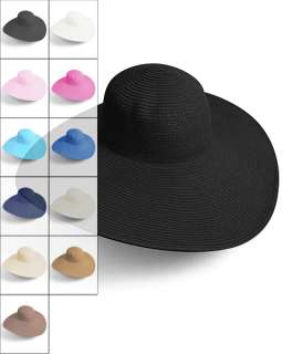 Big Beautiful Solid Color Floppy Hat (H0535)  