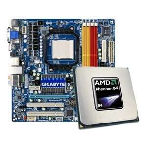  Gigabyte MA785GM US2H Motherboard & AMD Phenom X4 
