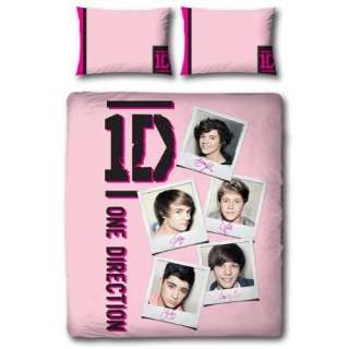 ONE DIRECTION HEART THROB DOUBLE BEDDING DUVET QUILT COVER SET GIFT 