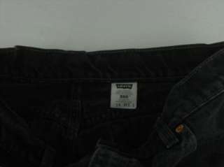 Levis 560 Loose Fit Straight Black Denim Jeans Womens Pant Sz 12 14 S 