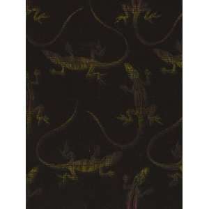  Robert Allen RA Gecko   Mahogany Fabric Arts, Crafts 