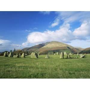 Castelrigg Stone Circle, Near Keswick, Lake District National Park 