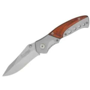 Magnum Knives YA105 Companion Linerlock Knife with Stainless Handles 