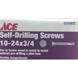 ACE DRYWALL SCREWS 46000 ACE Self Drilling Screw, Wafer Head # 10 x 3 