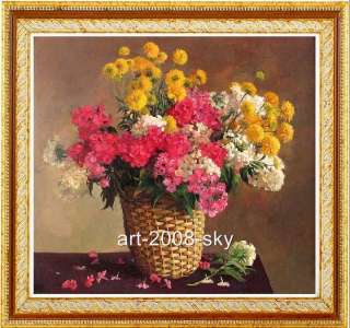 Original Realism Oil painting art Beautiful Flowers on canvas 30x30 