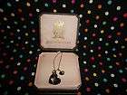Juicy Couture Silver Heart Dog Tag Necklace New In Box Choose Juicy 