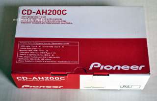PIONEER CD AH200C ANDROID PHONES APP CONNECTIVITY KIT FOR SPH DA100 