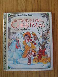 The Twelve Days of Christmas Little Golden Book 1983  