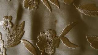 antique silk embroidered piano shawl/scarf/manton  
