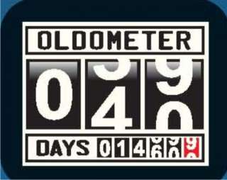 OLDOMETER 40th Birthday Humor Crazy Party Gifts Feast Joke Cool Funny 