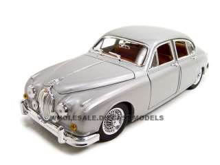 1959 JAGUAR MARK II SILVER 118 DIECAST MODEL CAR  