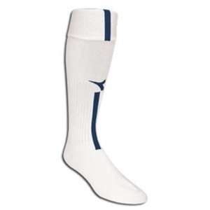  Diadora Azzurri Soccer Socks (White/Navy) Sports 