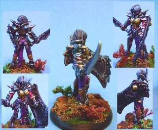 Reaper painted miniature Female Drow Warrior  
