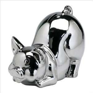  Piggy Bank in Chrome